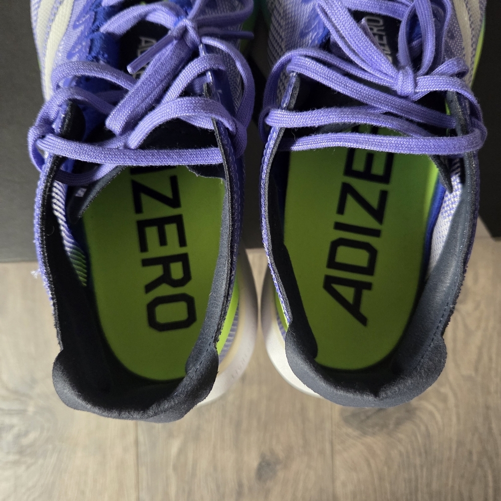 ADIDAS Adizero Boston 12 Running Shoes M 7.5 / W 9 Blue 4 Miles $160 - Picture 9 of 11